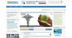 Desktop Screenshot of healthcareinternational.net