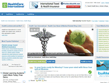 Tablet Screenshot of healthcareinternational.net